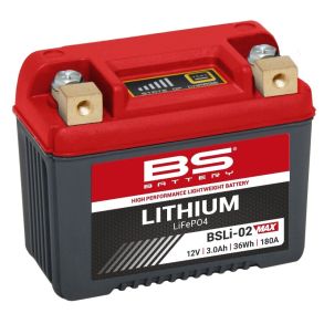 Lithium MC Batteri 12V 180A LiFePO4 BS Battery BSLi-02 