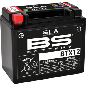 BS Battery MC Batteri AGM 12V 180A 10Ah - Hj Model