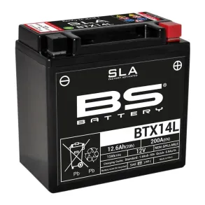BS Battery MC Batteri AGM 12V 200A 12Ah - Plus Pol Hjre Side