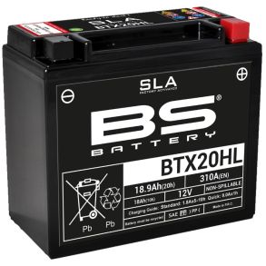 BS Battery MC Batteri AGM 12V 310A 18Ah - Plus Pol Hjre Side