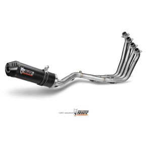 CB 650 F rg. 2014-2018 MIVV Oval Komplet MC Udstdning Carbon