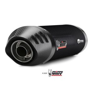 Honda CBR 1000 RR rg. 2006-2007 MIVV Oval Slip-on MC Udstdning Carbon