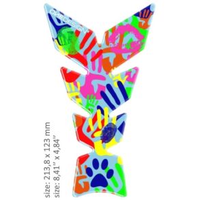 Colorful Hands Tank Pad - OneDesign