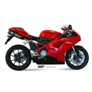 Ducati 848 / 1098 / 1198 Mivv Suono Under Seat Dual Slip-on MC Udstdning
