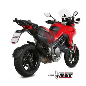 Ducati Multistrada 1260 rg. 2018-2020 MIVV Suono Black Slip-on MC Udstdning
