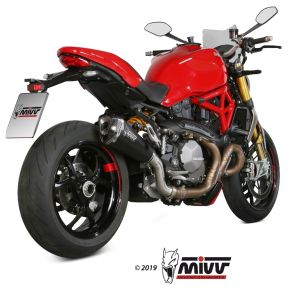 Monster 821 / 1200 /S rg. 2017- MIVV Delta Race Black Slip-on Udstdning