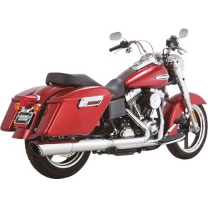 HD Dyna rg. 2012-2017 Vance & Hines Twin Slash 2-1 Slip-on MC Udstdning