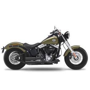 HD Softail FLS / FLSxxx rg. 2012-2016 Kesstech Shotgun Low Straight Cut Komplet MC Udstdning System