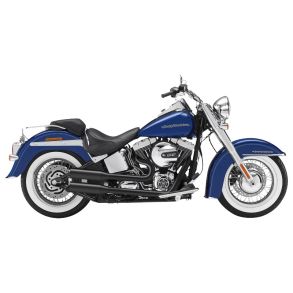 HD Softail FLS / FLSxxx rg. 2012-2016 Kesstech Shotgun Straight Cut Komplet MC Udstdning System