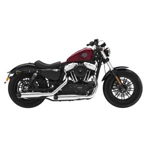 Harley Davidson Sportster 1200 rg. 2017-2020 MC Udstdning Kesstech Slashcut 2-2 Krom