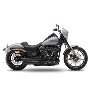 HD Softail FXBBS / FXLRS rg. 2021- Kesstech Shotgun Low Straight Cut Komplet MC Udstdning System