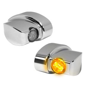 Heinz Bikes Winglets Nano LED Blinklys Krom