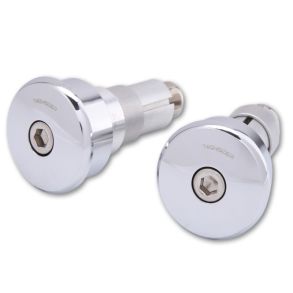 Highsider DOT Bar-Ends Fr Styrnde Spegelmontering Krom