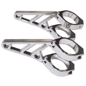 Forlygtebeslag CNC Highsider - Krom