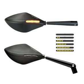 Highsider Torezzo MC Sidespejle Med Integreret Dynamisk Blinklys