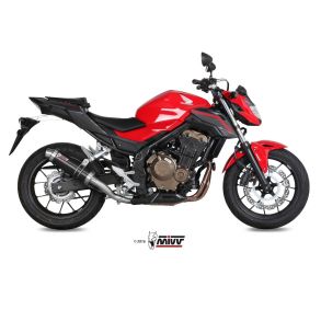 Honda CB 500F / CBR 500R rg. 2016-2018 MIVV GP Carbon Slip-on Udstdning