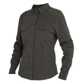 John Doe Motoshirt Dame MC Trje Oliven