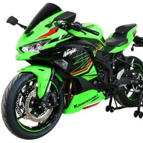 Kawasaki ZX-4R / RR rg. 2023- Vindskrm MRA Racing Sort
