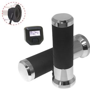 Koso Titan Varmehndtag MC Til 22mm Styr 5-Trin Justerbar Krom