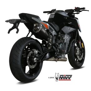 KTM Duke 790 rg. 2018- MIVV Delta Race Black Slip-on Udstdning