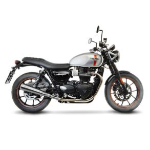 Street Twin rg. 2016-2020 LeoVince Classic Racer Slip-on MC Udstdning