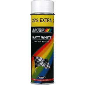 Maling - Mat Hvid Universal Akryllak 500ml
