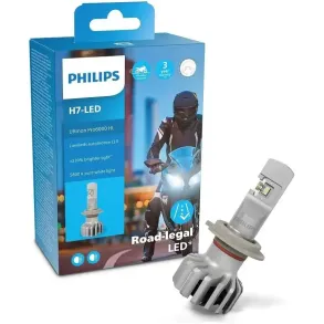 Philips H7 Ultinon Pro 6000 LED Pre Til MC (Lovlig)