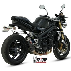 Speed Triple rg. 2005-2006 MIVV GP Slip-on MC Udstdning - Carbon