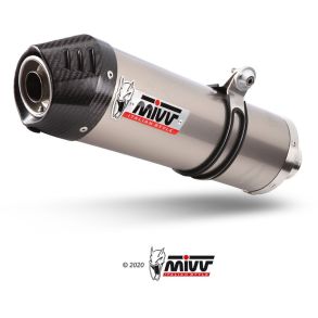 Suzuki DL V-Strom 1050 rg. 2020-2024 MIVV Oval Slip-on MC Udstdning Titanium