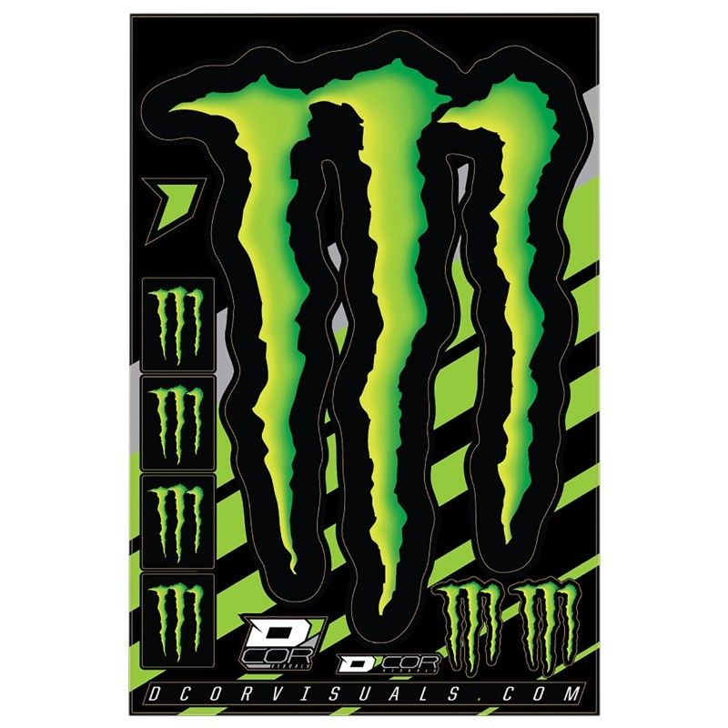 Monster Energy Sticker Kit 2 Fra D'Cor Visuals - Stickers & Folie ...