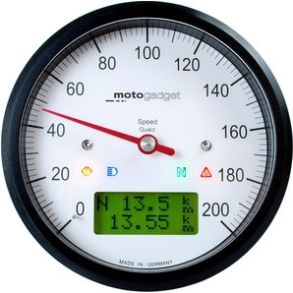 Motogadget Classic Analog MC Speedometer Med Digital Omdrejningstller