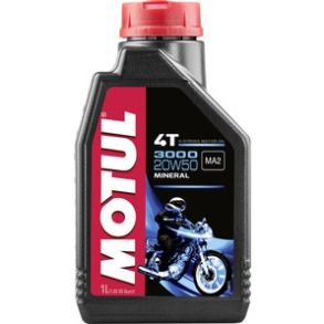 Motul 3000 4T 20W50 Mineralsk Motorolie - 1L