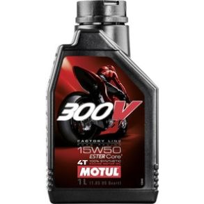 Motul 300V FL 15W50 Road Racing Fuld Syntetisk Motorolie - 1L