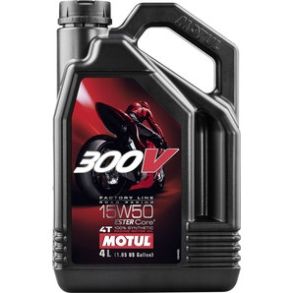 Motul 300V FL 15W50 Road Racing Fuld Syntetisk Motorolie - 4L