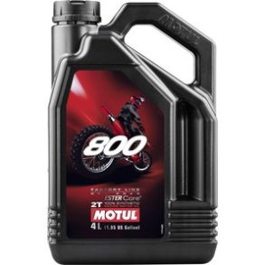 Motul 800 FL 2T Off Road Fuld Syntetisk 2-Takts Olie - 4L