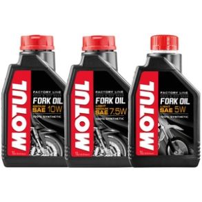 Forgaffel Olie Motul Factory Line Fuld Syntetisk - 1L