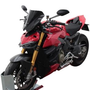 Ducati Streetfighter V4 /S Vindskrm MRA Racing Sort