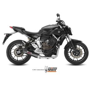 Yamaha MT-07 rg. 2014- MIVV Oval Carbon MC Udstdning Komplet System