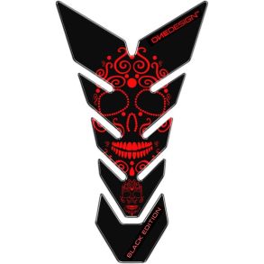 Orange Skull Tank Pad - OneDesign Black Edition