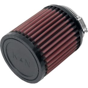 K&N 62mm Performance Clamp-on Luftfilter (Sort Gummi Top)