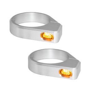 Heinz Bikes ZC-Line Micro LED Sideblink Til Forgaffel - S�lv