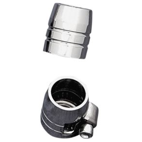 Slange Afslutter Med Spndebnd Krom 5 - 7mm