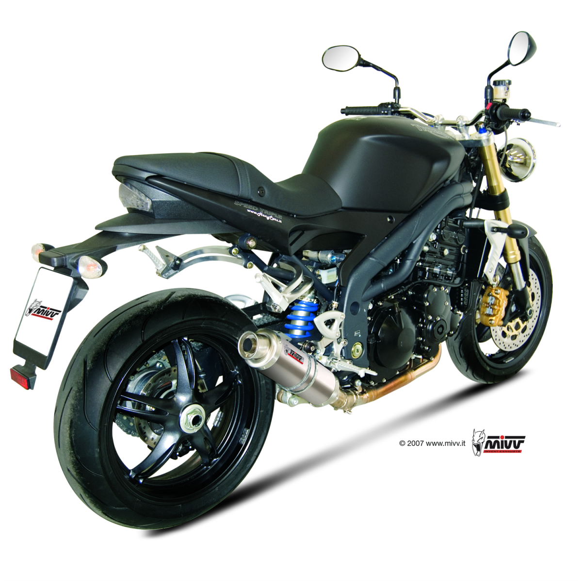 Speed Triple årg. 2007-2010 MIVV Slip-on MC