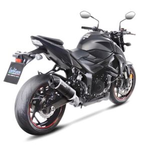 Suzuki GSX-S 750 LeoVince LV One EVO Carbon Slip-on MC Udstdning