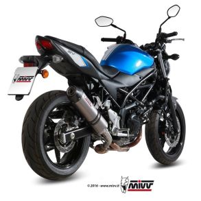Suzuki SV650 rg. 2016- MIVV Oval Titanium Slip-on Udstdning