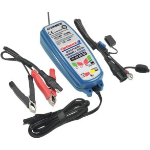 Optimate 3 Batteri Oplader & Vedligehold + Tester & Genopretning