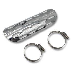 Varmeskjold 60mm Til Udstdning Highway Hawk Old Skool 230mm Krom
