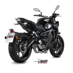 Yamaha MT-09 rg. 2013-2020 MIVV Oval Titanium MC Udstdning Komplet System