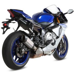 Yamaha R1 rg. 2015-2022 MC Udstdning Slip-on Mivv Suono Titanium