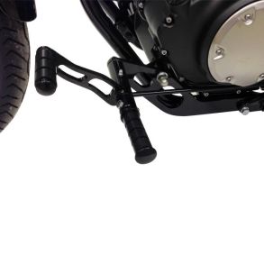 Fremflytterst 35cm Til Yamaha XV 950 R Bolt Ness Style Look Blanksort Pulverlakeret